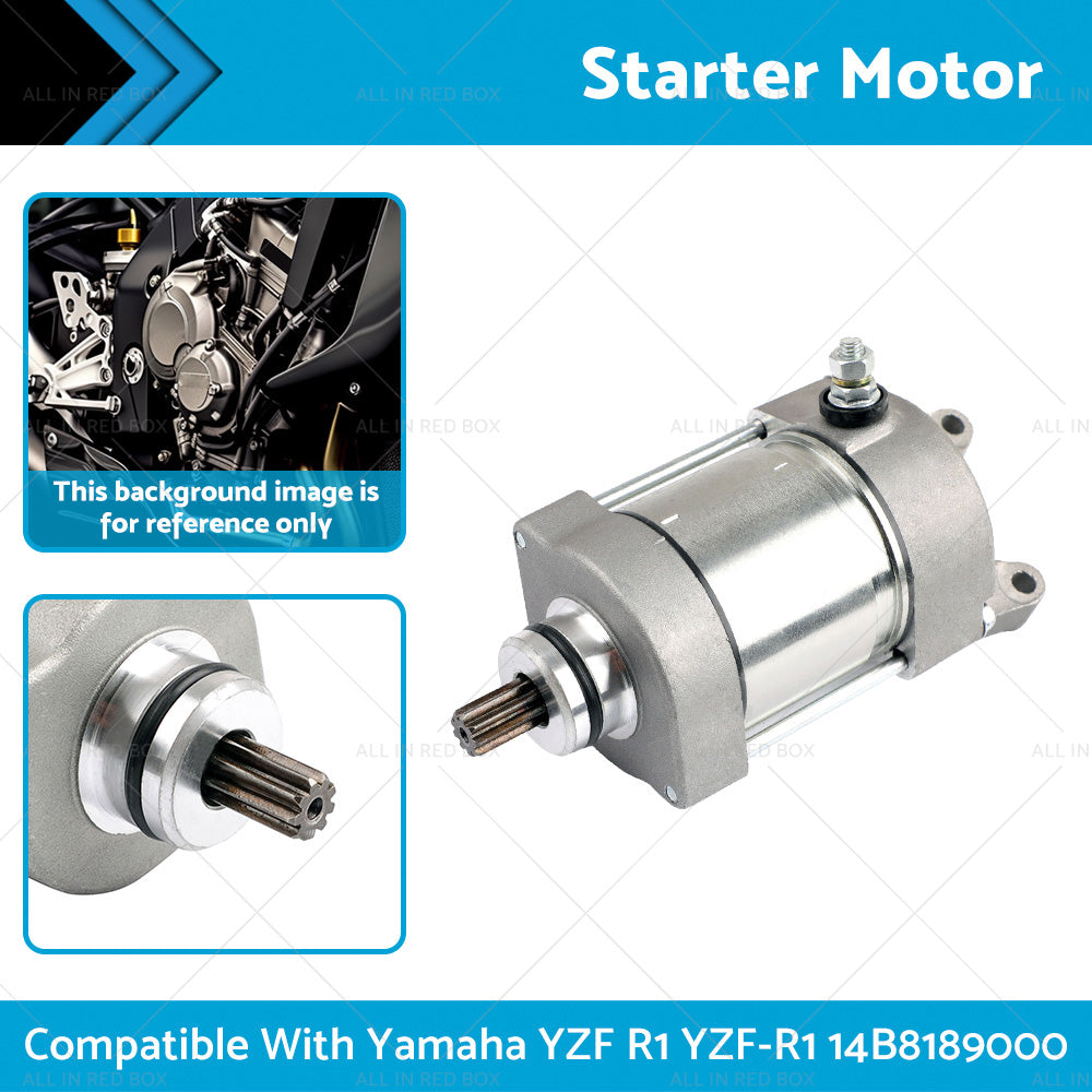 Starter Motor Suitable For Yamaha YZF R1 YZF-R1 2009 - 2014 14B8189000