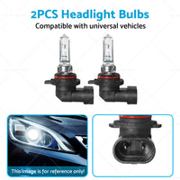 2PCS 9012 HIR2 PX22D Standard Headlight Bulb High Beam Kit Globes Headlamp