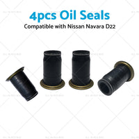 4PCS Diesel Injector Pipe Oil Seal Suitable for Nissan Navara Ute 3L ZD30 01-07