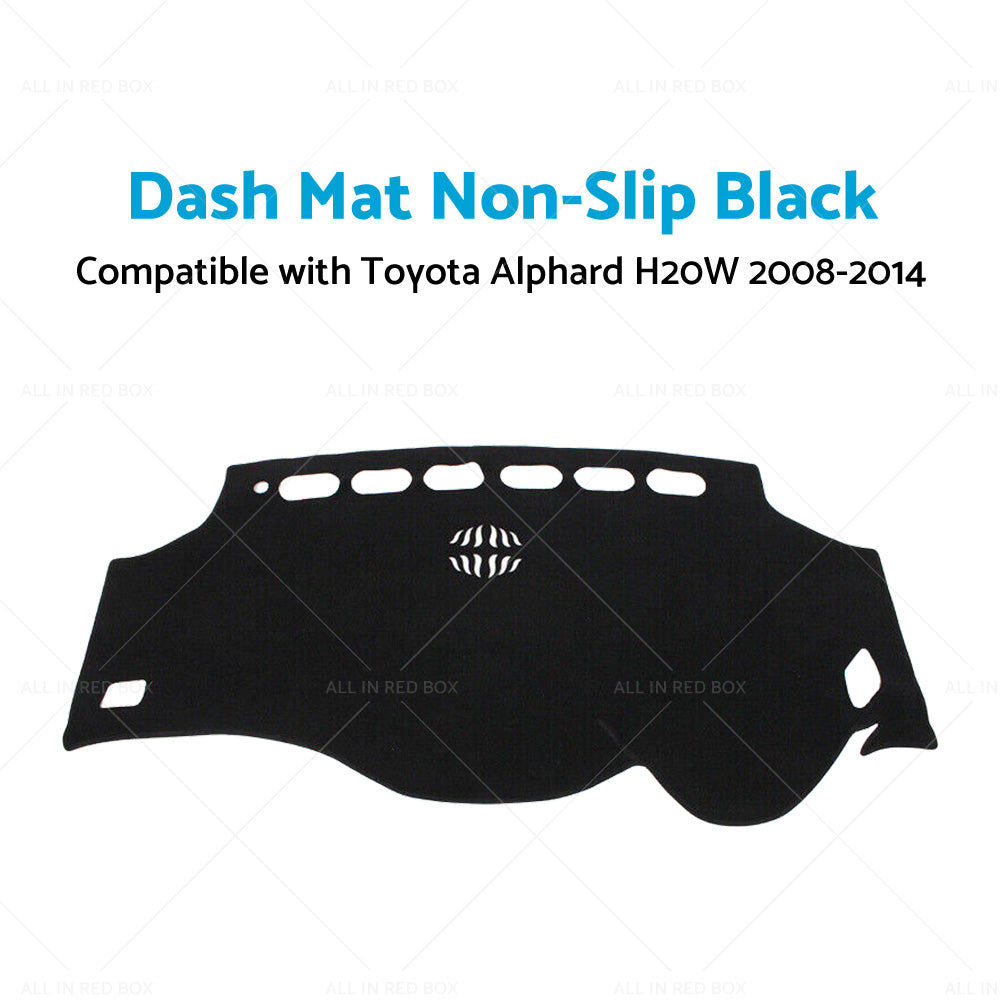 Non-Slip Dash Mat Suitable For Toyota Alphard H20W 2008-2014 Dashboard Cover