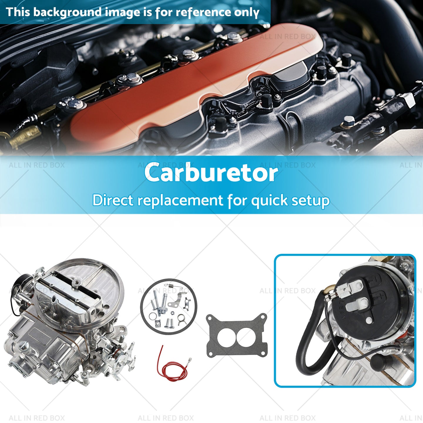 {{ Carburetor Electric Choke 2Barrel Suitable For Holley 0-80350 2300 350CFM }} - Buy Car Parts Online at {{ Kaka Auto Parts }}.