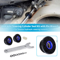 Fit for Seastar Front Mount Hydraulic Steering Cylinder Seal Kit with Pin Wrench