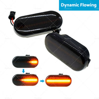 2x Dynamic LED Side Marker Lights Turn Signal Indicator fit for VW Golf MK4 Ford