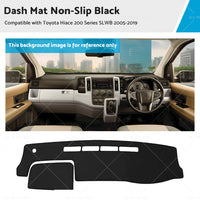 Dash Mat Suitable For Toyota Hiace 200 Series SLWB 2005-2019 Dashboard Cover