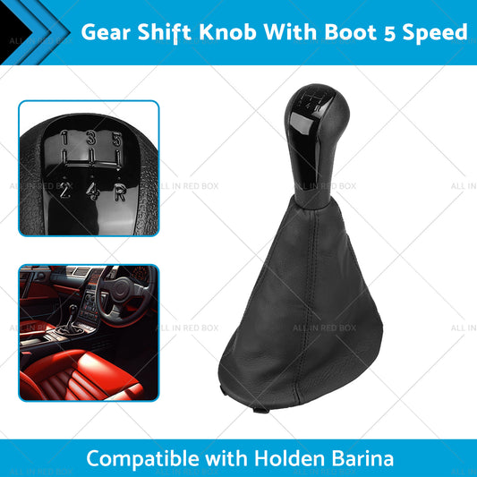 Boot 5 Speed Gear With Shift Knob Suitable for Holden Barina Spark  M300  11-15