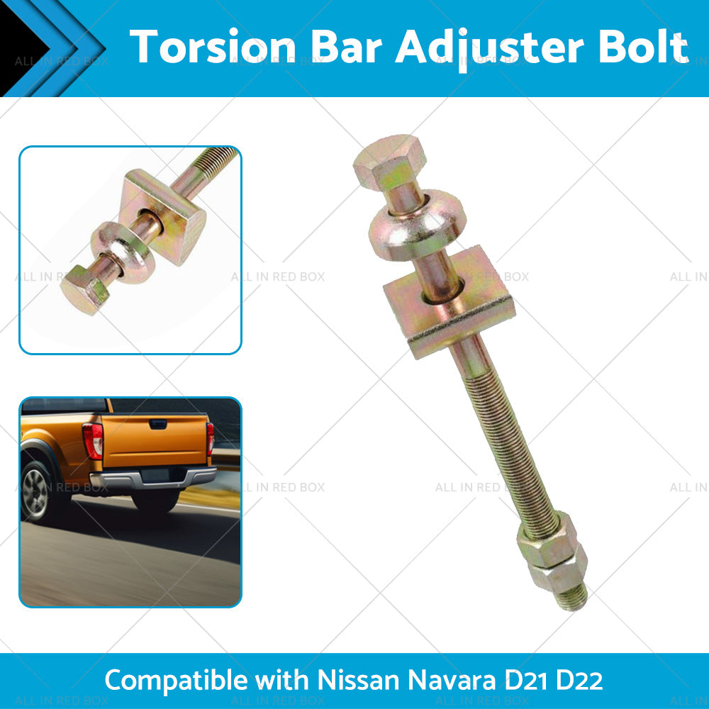 Torsion Bar Adjuster Bolt w  Nut Suitable For Nissan Navara D21 D22 4WD RWD PLD