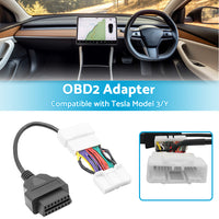 OBD2 Adapter For Scan All OBD2 Protocol Suitable for Tesla Model 3 Model Y 2019-