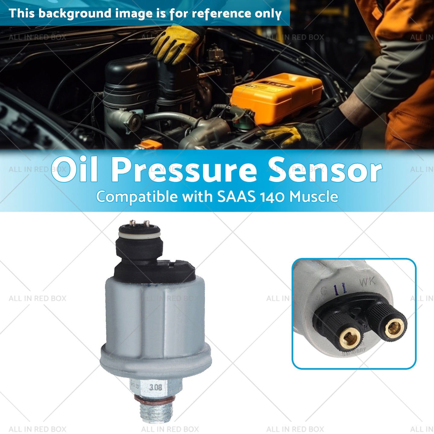 {{ SG21002 Oil Pressure Sensor Suitable for SAAS 140 Muscle Gauge Sender Unit }} - Buy Car Parts Online at {{ Kaka Auto Parts }}.