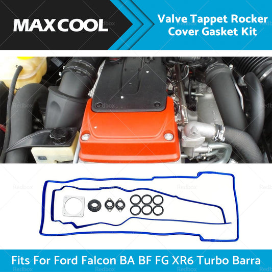 Valve Tappet Rocker Cover Gasket Kit Fits For Ford Falcon BA BF FG XR6 Turbo