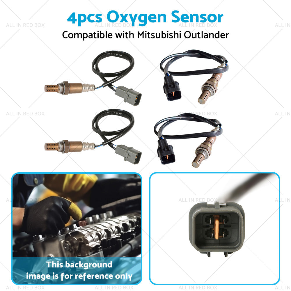 4x New Oxygen Sensor O2 Suitable For Mitsubishi Outlander ZF 2. 4L 4G69