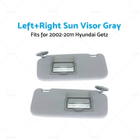 Left Right Side Car Sun Visor Shade Suitable For Hyundai Getz 2002-2012 Grey