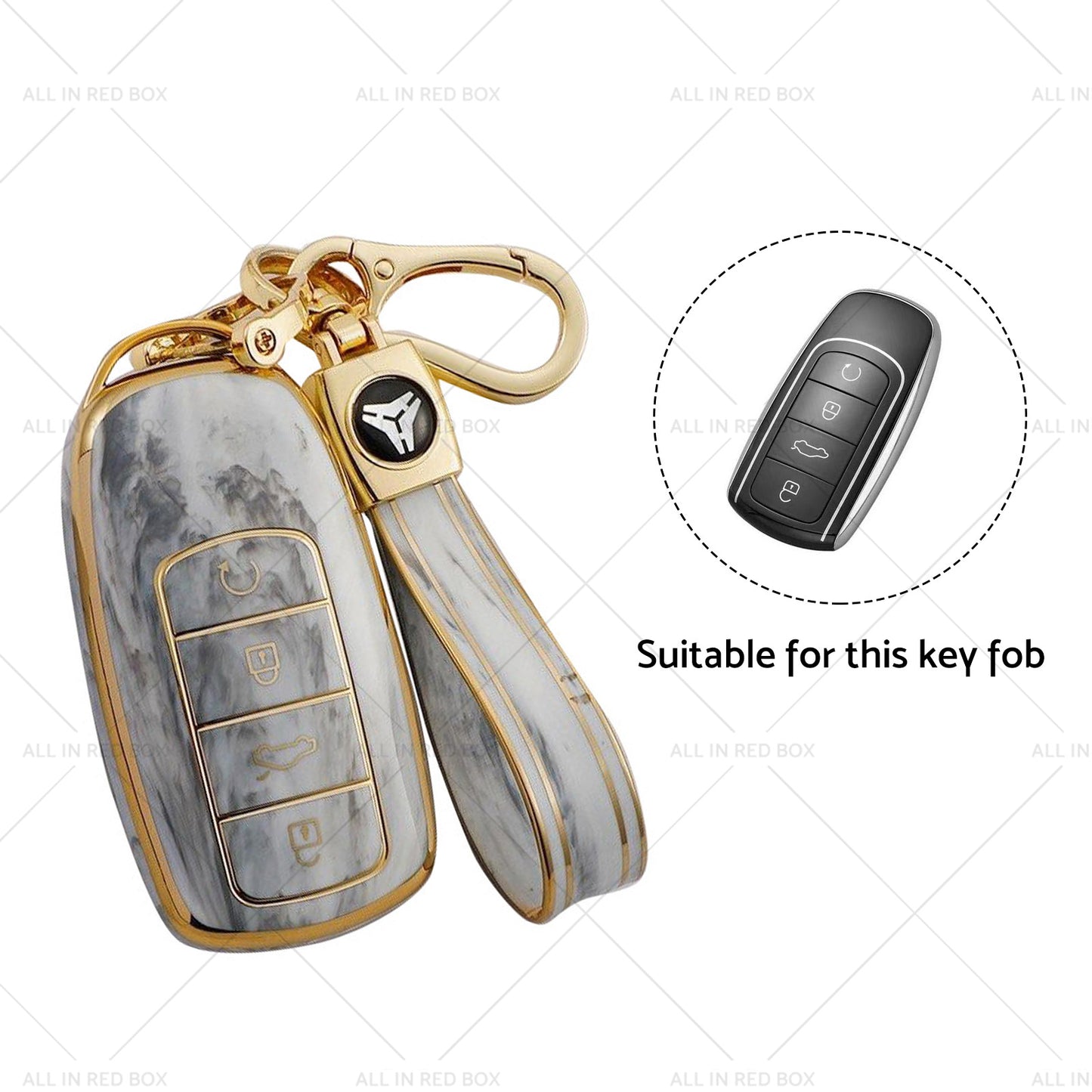 TPU Car Remote Key Fob Case Cover with keyring Suitable For Chery Omoda 5