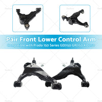 Pair Front Lower Control Arm Suitable For Prado 150 Series GDJ GRJ KDJ 2010-ON