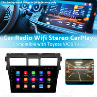 Android 13 Car Radio Wifi Stereo CarPlay Suitable for Toyota VIOS Yaris 07-12