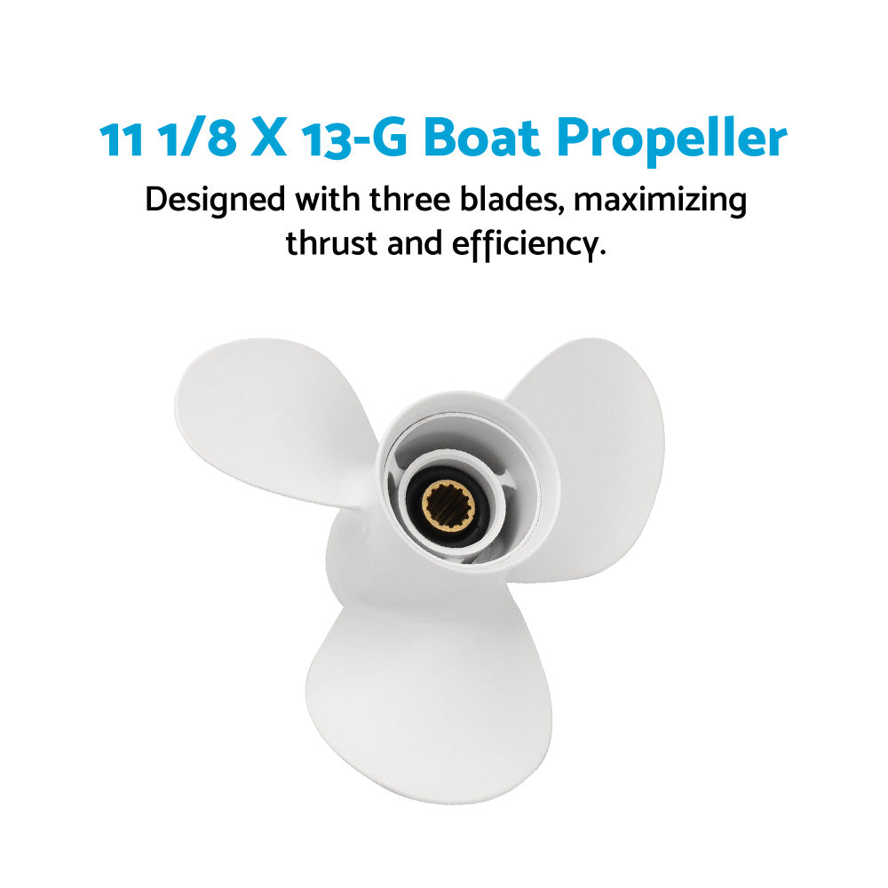 Boat Propeller 11 1 or 8 X 13-G Outboard Motor 3 Blade Suitable For Yamaha 30-60HP
