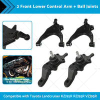 2 Lower Control Arm+Ball Joint Suitable for 96-03 Toyota Landcruiser KZJ95R