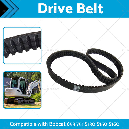 Drive Belt Suitablefor Bobcat Main Hydraulic Pump EPDM 653 751 S130 S150 6667322