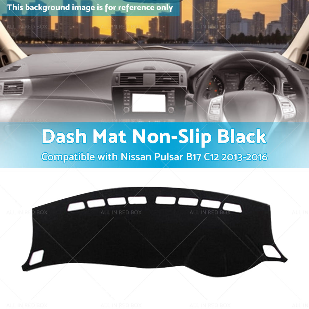 Non-Slip Dash Mat Suitable For Nissan Pulsar B17 C12 2013-2016 Dashboard Cover