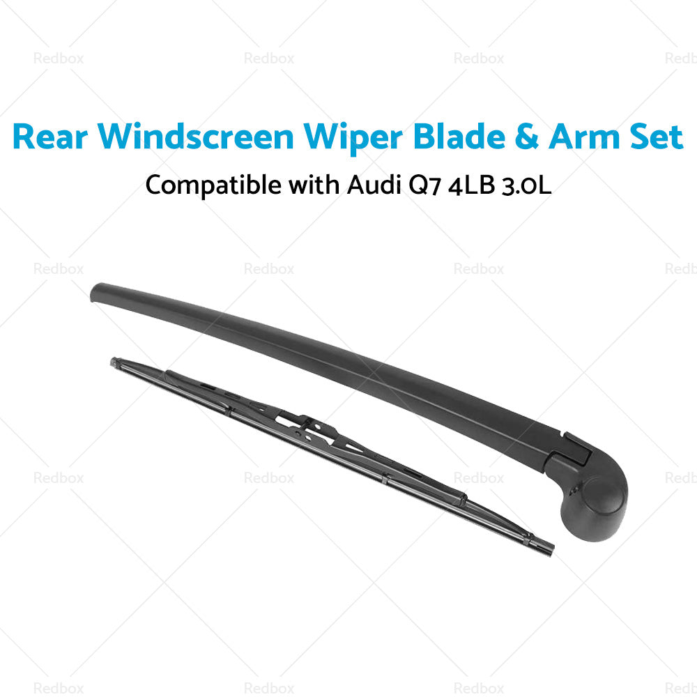 Rear Windscreen Wiper Blade  and  Arm Set Suitable for Audi Q7 4LB 06-15 4L0955425