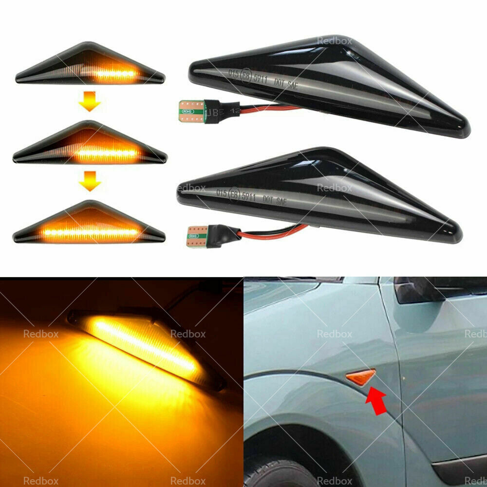 2x Side Indicator Guard LED Flasher light For Ford Falcon XT XR6 XR8 FG 08-2014