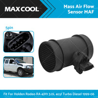 Mass Air Flow Sensor MAF Fit For Holden Rodeo RA 4JH1 3. 0L 4cyl Diesel 1999-06