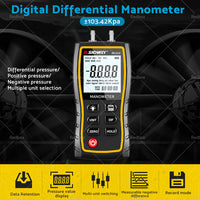 Digital Differential Manometer ¡À103. 42KPa Air Pressure Meter Digital