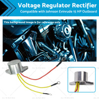 Voltage Regulator Rectifier 3 Wire Suitable for Johnson Evinrude 15 HP Outboard