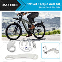 1/2 Set Torque Arm Kit Front Rear Refit Components Parts For Electric Bike Ebike