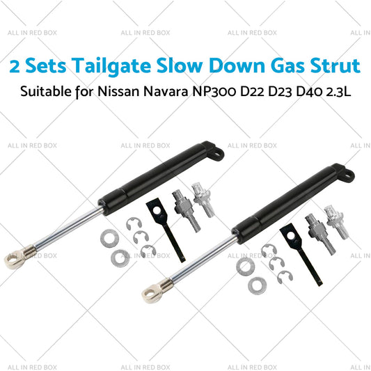 2 Sets Rear Tailgate Easy Down Gas Strut Kit Suitable for Nissan Navara NP300