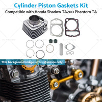 Cylinder Piston Gaskets Kit 63. 5mm Suitable For Honda 250ml ATC200 XL200 250cc