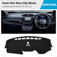 Dash Mat For Honda CRV CR-V 2017-2023 SUV Dashboard Cover Black Non-Slip