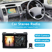 32GB Android 11 Carplay Radio Stereo GPS Navi DSP Suitable For Toyota Prado 120