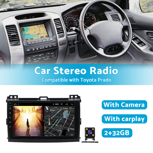 32GB Android 11 Carplay Radio Stereo GPS Navi DSP Suitable For Toyota Prado 120