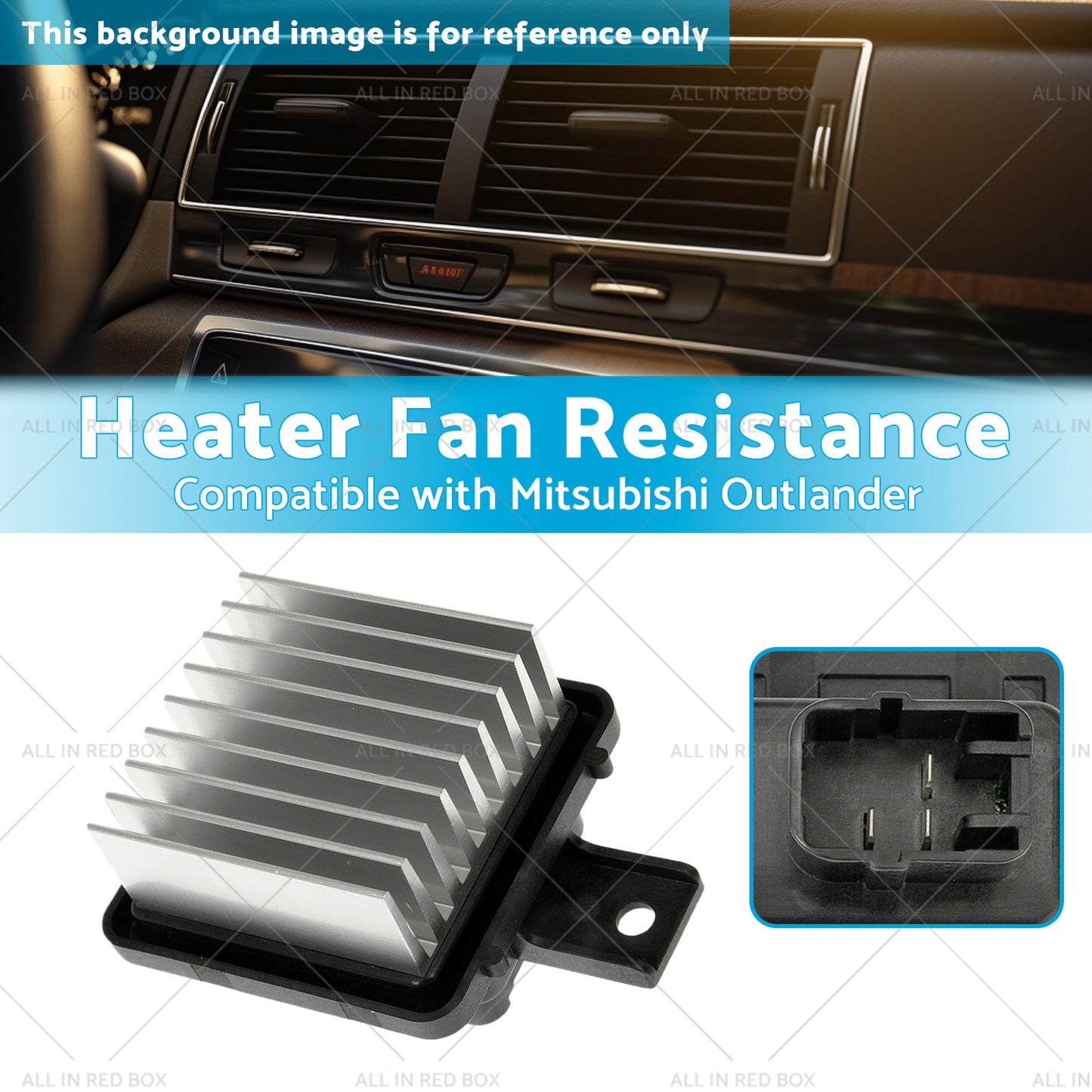 Heater Fan Resistance Suitable for Mitsubishi Outlander Pajero Sport L200 10 -