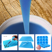 SH25 Liquid Silicone Rubber Mould Making Kit 100:3 Mix - 1Kg 5Kg 10Kg Blue