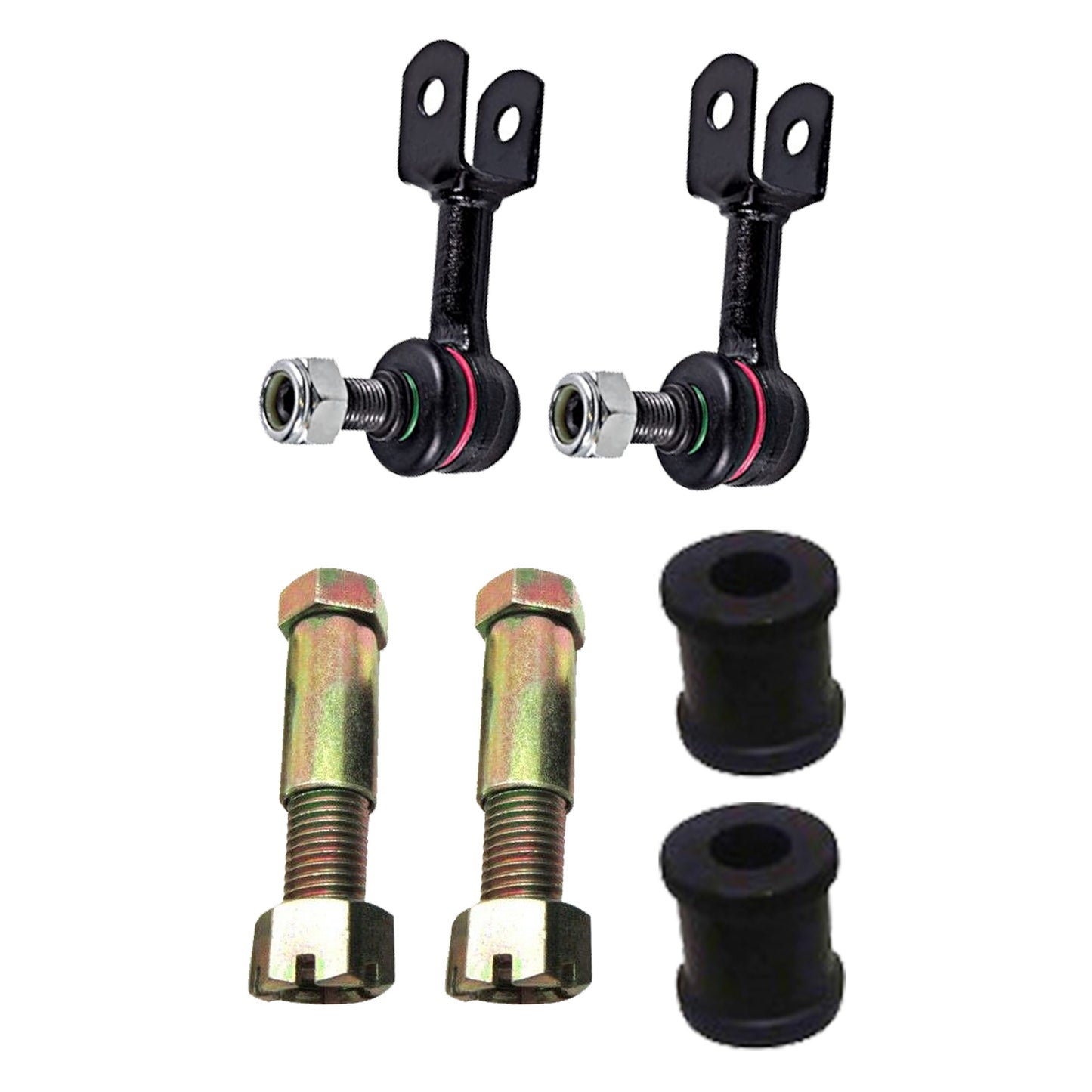 2 Set Rear Sway Bar Link+Bush Suitable for 92-19 Toyota Landcruiser FJ80R HZJ80R