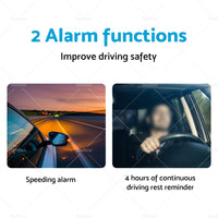 Car HUD Head Up Display LCD Digital GPS Speedometer Overspeed Alarm Universal