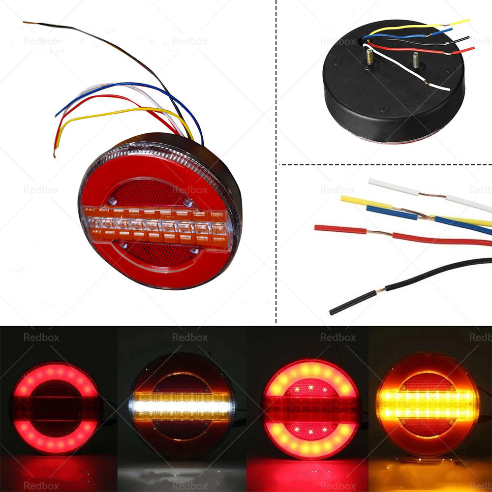 2x LED Tail Lights Stop Indicator Reverse Lamps Suitable For Trailer Truck Ute