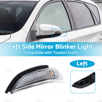 Left Side Mirror Turn Signal Light Lamp Suitable For TOYOTA COROLLA 2012- 2018