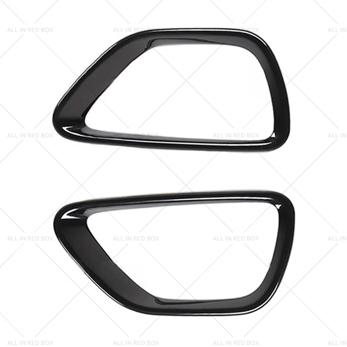 2x Front Fog Light Fog Lamp Frame Covers Suitable for 14-16 Jeep Grand Cherokee