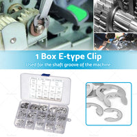 Stainless Steel E Clips C Circlip Kit Retaining Ring 400PCS Assorted M1. 5-M15mm