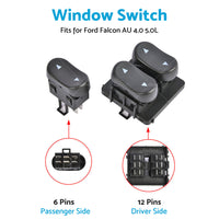 Set of DoubleSingle Button Power Window Switches For Ford Falcon AU 1998-2002