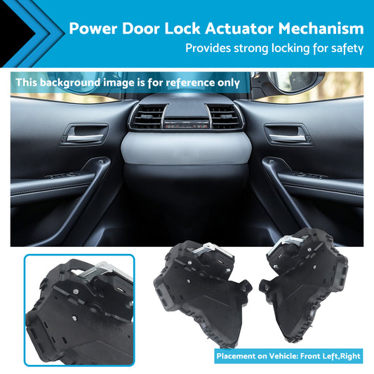 Front LH+RH Power Door Lock Mechanism Assy Suitable For Toyota Hilux KUN26 GGN25