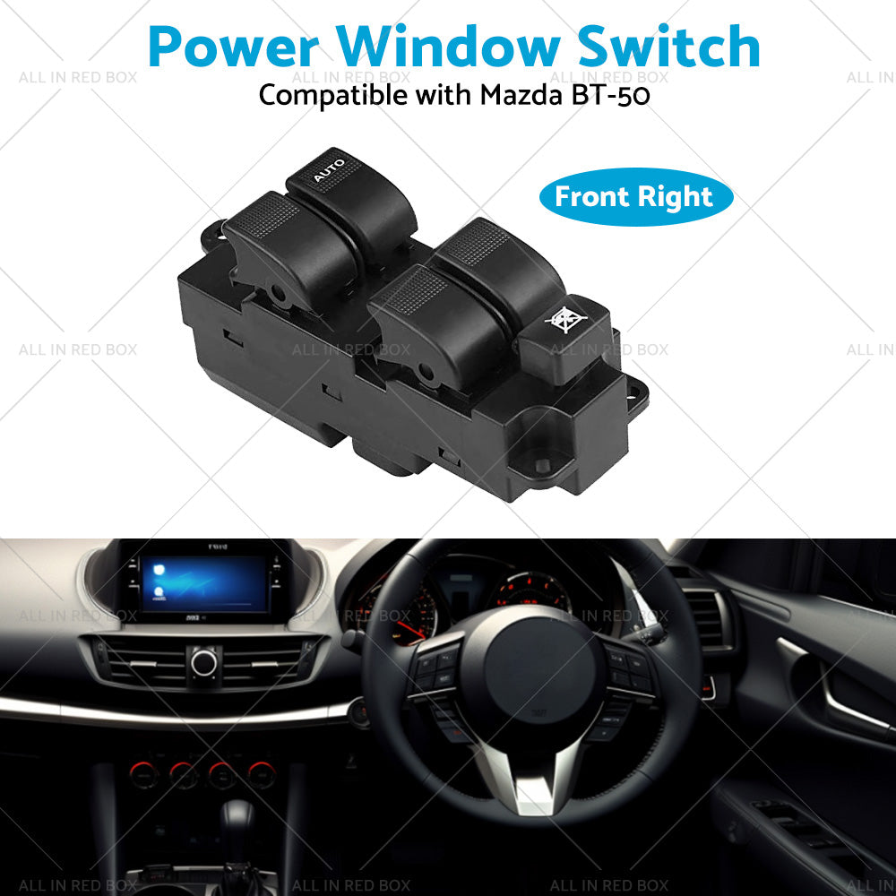 Power Window Master Switch Suitable for Mazda BT-50 4 Door 2012-2016 UB9D66350