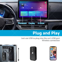 Smart 5G Wifi Carplay Dongle Wired to Wireless Car play USB Adapter Mirror link