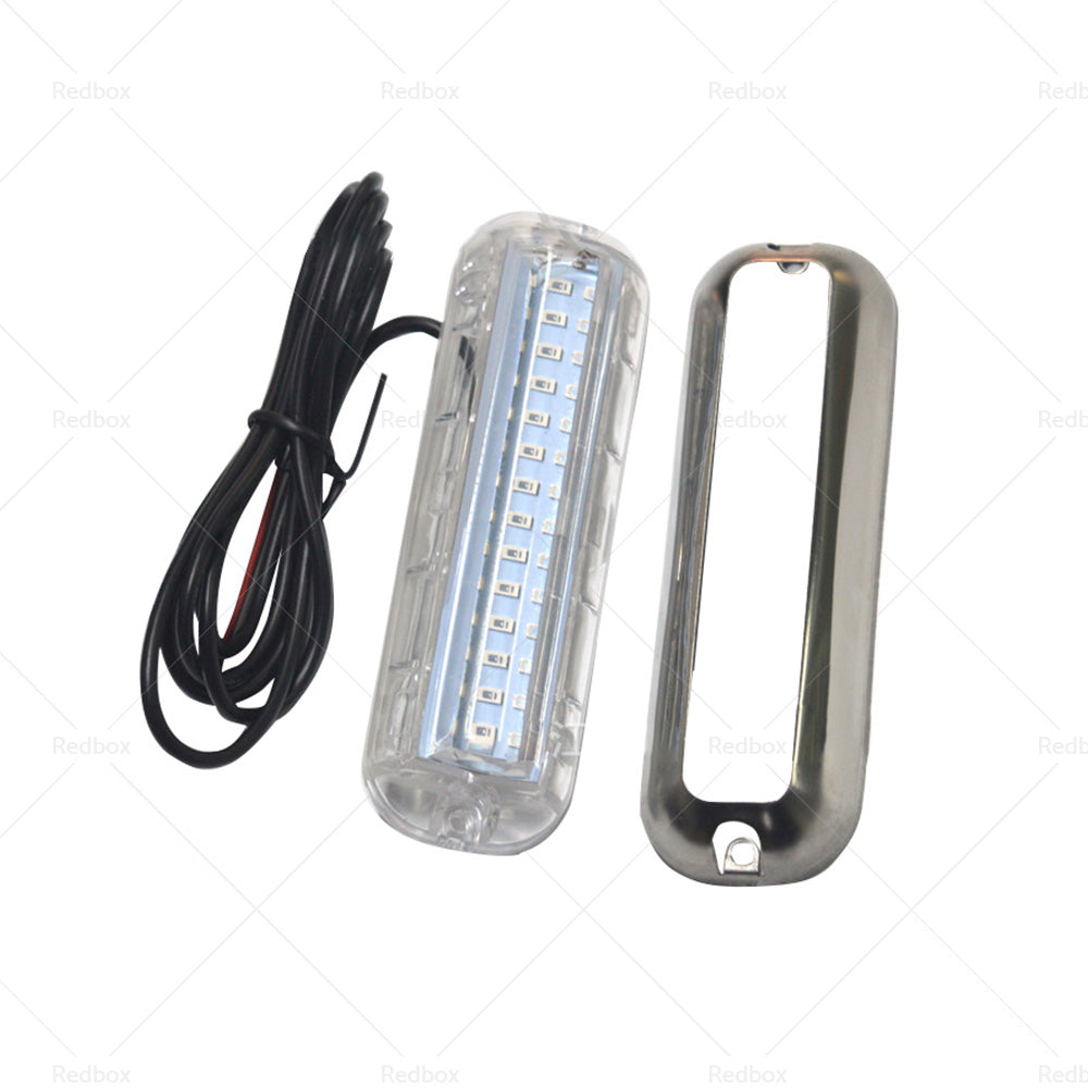 42LED Boat Light Underwater Marine Transom Lights 316 Stainless Steel Pontoon