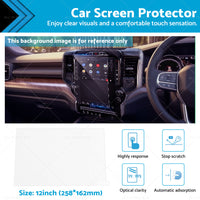 Car Touch Screen Protector Tempered Glass Film 12inch Suitable For RAM 1500 20-22