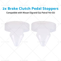 2x Brake Clutch Pedal Stoppers Suitable for Patrol Y61 GU Nissan Elgrand E52