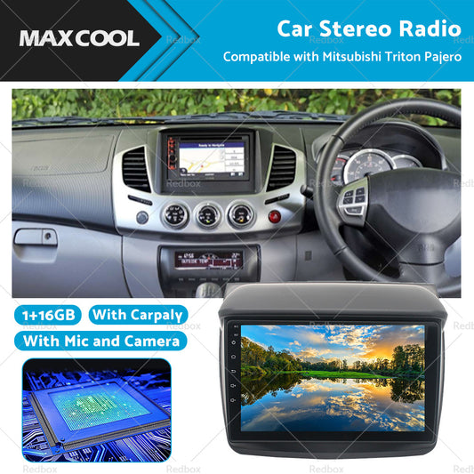 16GB Car Radio Navi GPS BT Android Suitable For Mitsubishi Triton ML MN KA KA