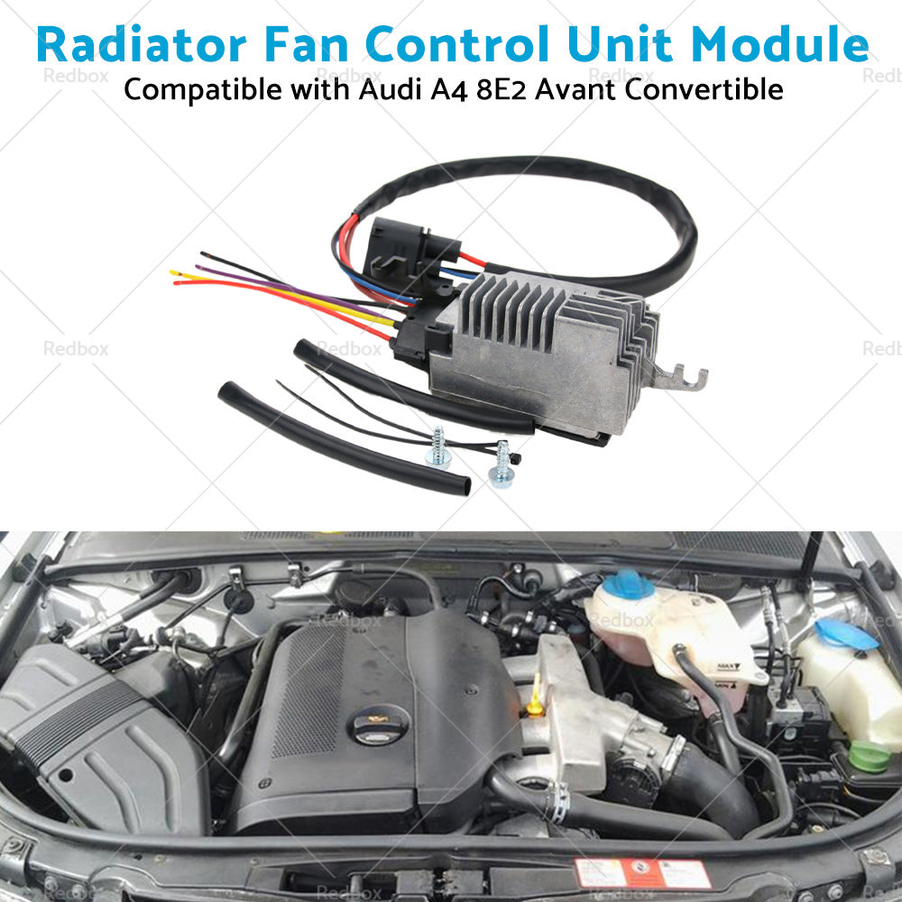 Radiator Fan Control Unit Module Suitable for Audi A4 8E2 Avant Convertible